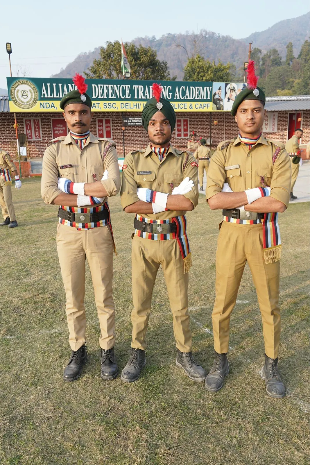 NDA Cadets Performing Physical Training Exercises at Alliance Defence Academy